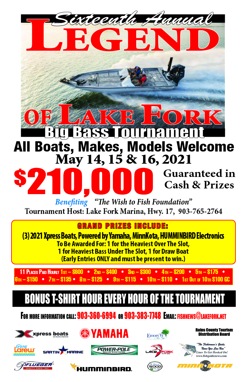 16th Annual Legend of Lake Fork Information